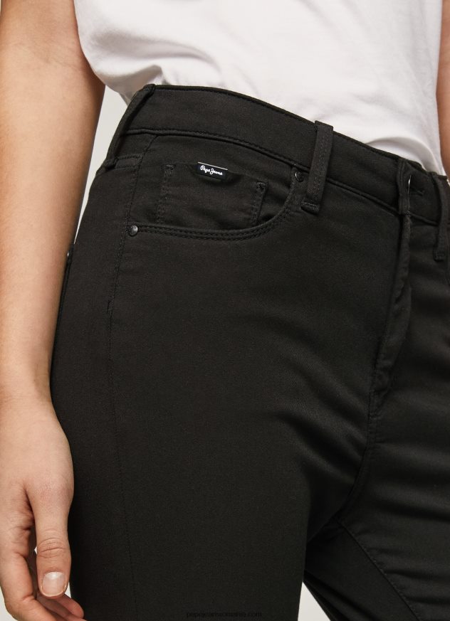 blugi cu talie înaltă regent skinny fit femei Pepe Jeans denim 6Z0R4655 - imagine 3