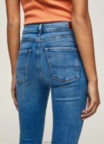 blugi cu talie înaltă regent skinny fit femei Pepe Jeans denim 6Z0R4658 - imagine 5