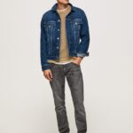 blugi cu talie medie, cu talie medie bărbați Pepe Jeans denim 6Z0R46800
