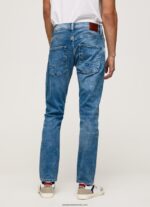 blugi cu talie medie, cu talie medie bărbați Pepe Jeans denim 6Z0R46803 - imagine 4
