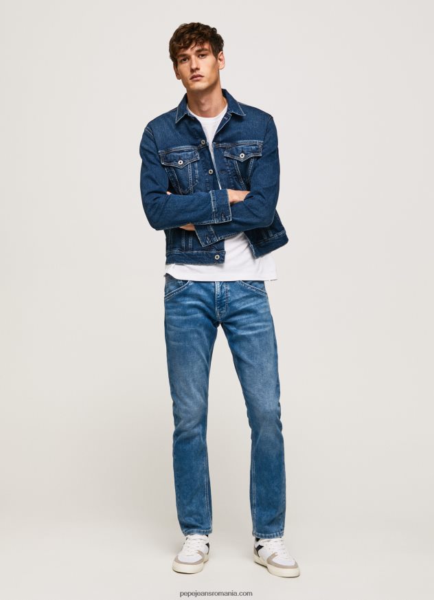 blugi cu talie medie, cu talie medie bărbați Pepe Jeans denim 6Z0R46803 - imagine 1