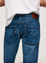 blugi cu talie medie, cu talie medie bărbați Pepe Jeans denim 6Z0R46804 - imagine 5