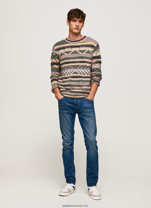 blugi cu talie medie cu vârf cu talie medie bărbați Pepe Jeans denim 6Z0R46801 - imagine 1