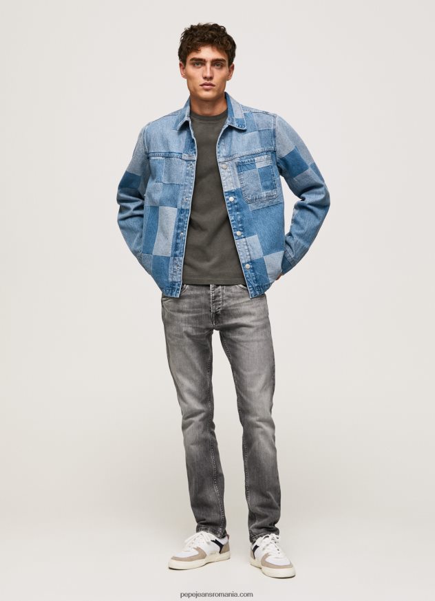 blugi_cu_talie_medie_cu_varf_cu_talie_medie_barbati_pepe_jeans_denim_6z0r46802.jpg blugi cu talie medie cu vârf cu talie medie bărbați Pepe Jeans denim 6Z0R46802 - imagine 1