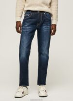 blugi cu talie medie cu vârf cu talie medie bărbați Pepe Jeans denim 6Z0R46805 - imagine 2