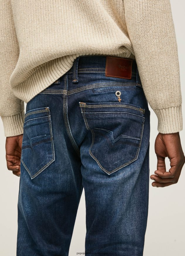 blugi cu talie medie cu vârf cu talie medie bărbați Pepe Jeans denim 6Z0R46805 - imagine 4