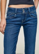 blugi cu talie medie de noua generatie cu ajustare regulata femei Pepe Jeans denim 6Z0R4612 - imagine 3