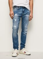blugi cu talie medie stanley cu ajustare regulată bărbați Pepe Jeans denim 6Z0R46808 - imagine 2