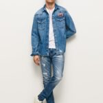 blugi cu talie medie stanley cu ajustare regulată bărbați Pepe Jeans denim 6Z0R46808