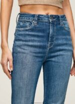 blugi evazați cu talie înaltă dion femei Pepe Jeans denim 6Z0R4660 - imagine 3
