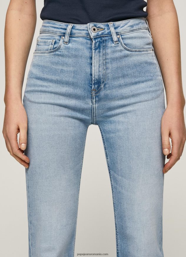 blugi evazați cu talie înaltă Willa femei Pepe Jeans denim 6Z0R4659 - imagine 3