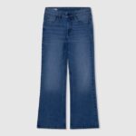 blugi evazați cu talie înaltă willa jr fată Pepe Jeans denim 6Z0R461368