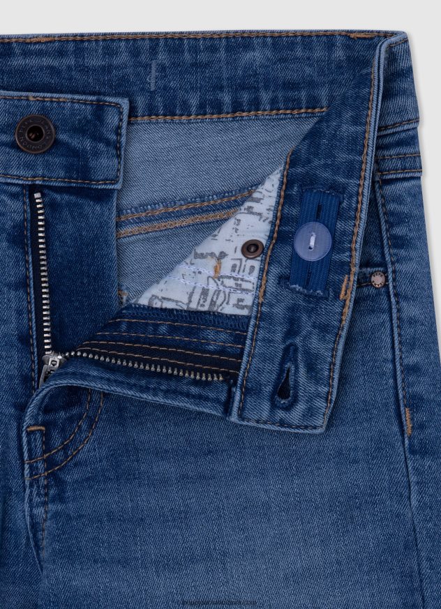 blugi evazați cu talie înaltă willa jr fată Pepe Jeans denim 6Z0R461368 - imagine 3
