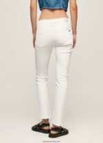 blugi grace slim fit cu talie înaltă femei Pepe Jeans denim 6Z0R4676 - imagine 4