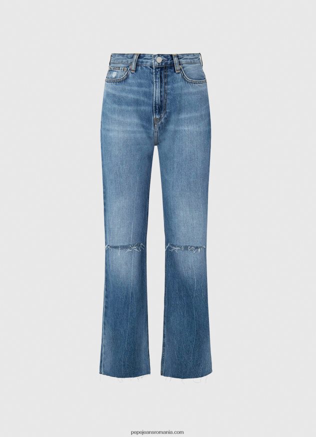 blugi harper evazați cu talie înaltă femei Pepe Jeans denim 6Z0R4664 - imagine 5
