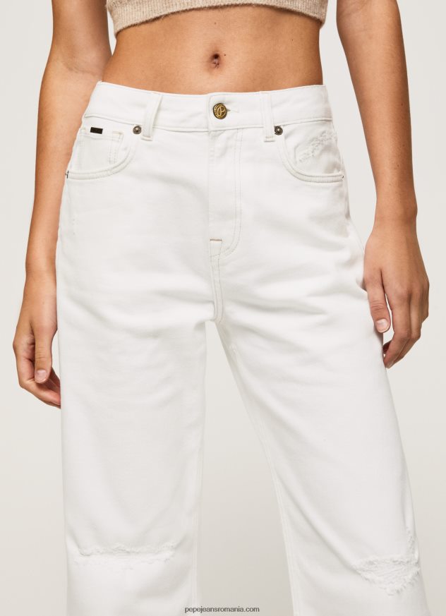 blugi hazel cu talie înaltă, cu ajustare normală femei Pepe Jeans denim 6Z0R462 - imagine 3