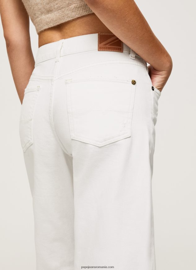 blugi hazel cu talie înaltă, cu ajustare normală femei Pepe Jeans denim 6Z0R462 - imagine 4