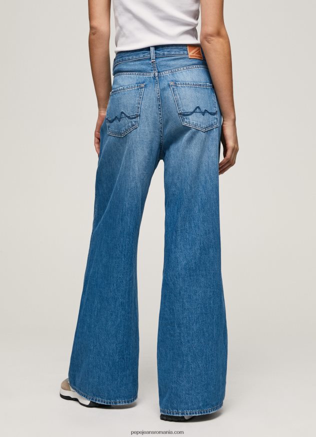 blugi jaimy cu talie înaltă, cu ajustare largă femei Pepe Jeans denim 6Z0R4679 - imagine 4