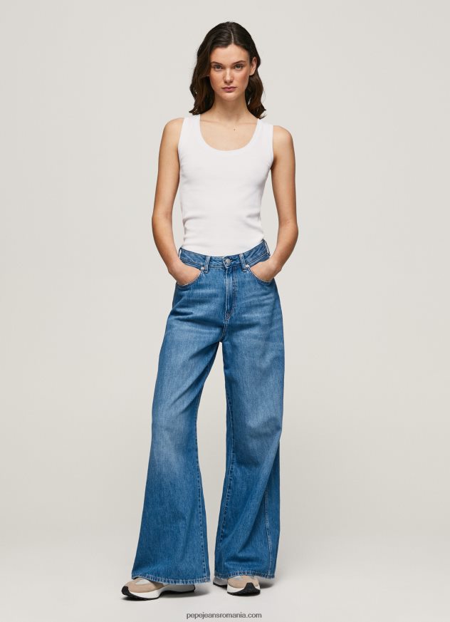 blugi jaimy cu talie înaltă, cu ajustare largă femei Pepe Jeans denim 6Z0R4679 - imagine 1