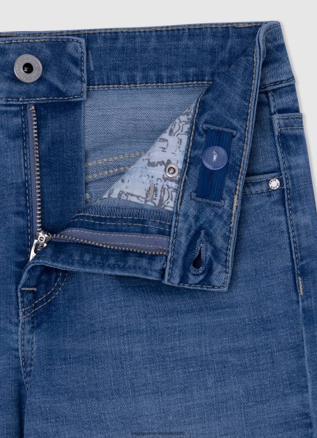 blugi jivey cu talie înaltă, cu ajustare largă fată Pepe Jeans denim 6Z0R461367 - imagine 3