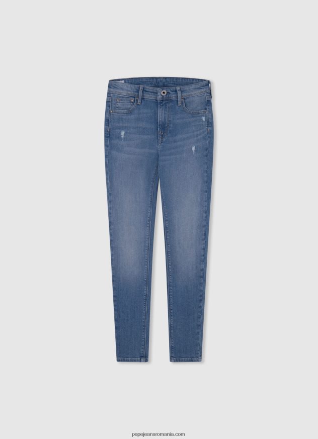 blugi jivey cu talie înaltă, cu ajustare largă fată Pepe Jeans denim 6Z0R461367 - imagine 5
