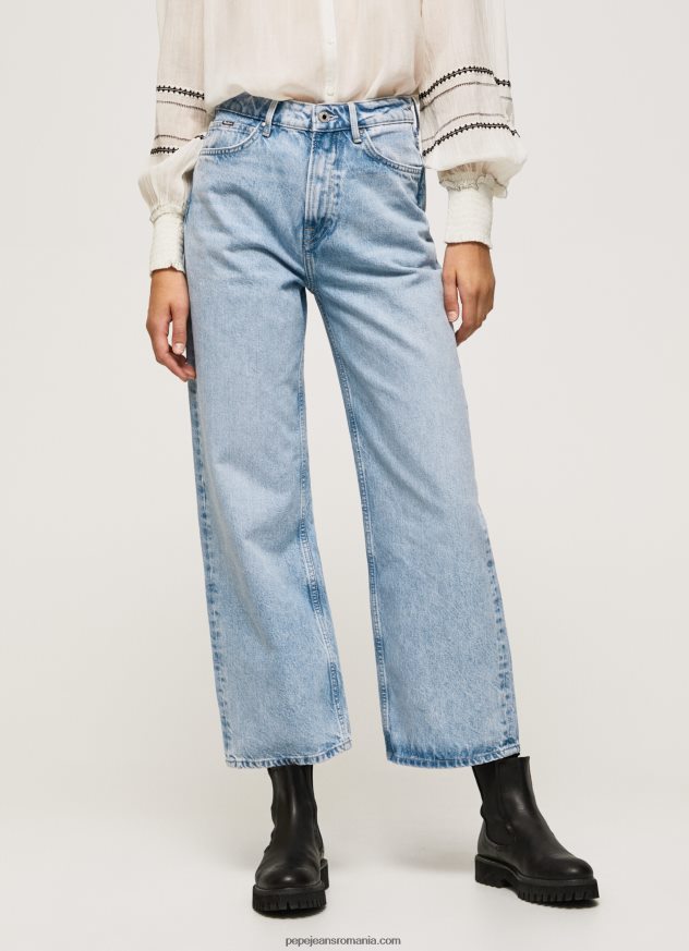 blugi lexa sky cu talie înaltă, cu potrivire largă femei Pepe Jeans denim 6Z0R4678 - imagine 2