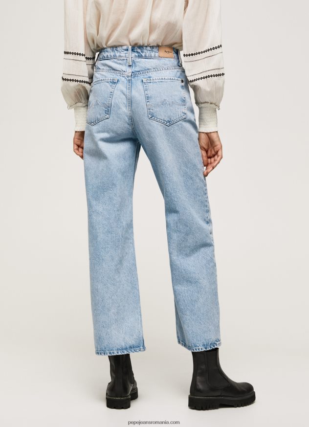 blugi lexa sky cu talie înaltă, cu potrivire largă femei Pepe Jeans denim 6Z0R4678 - imagine 5