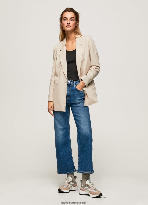 blugi lexa sky cu talie înaltă, cu potrivire largă femei Pepe Jeans denim 6Z0R4691 - imagine 1
