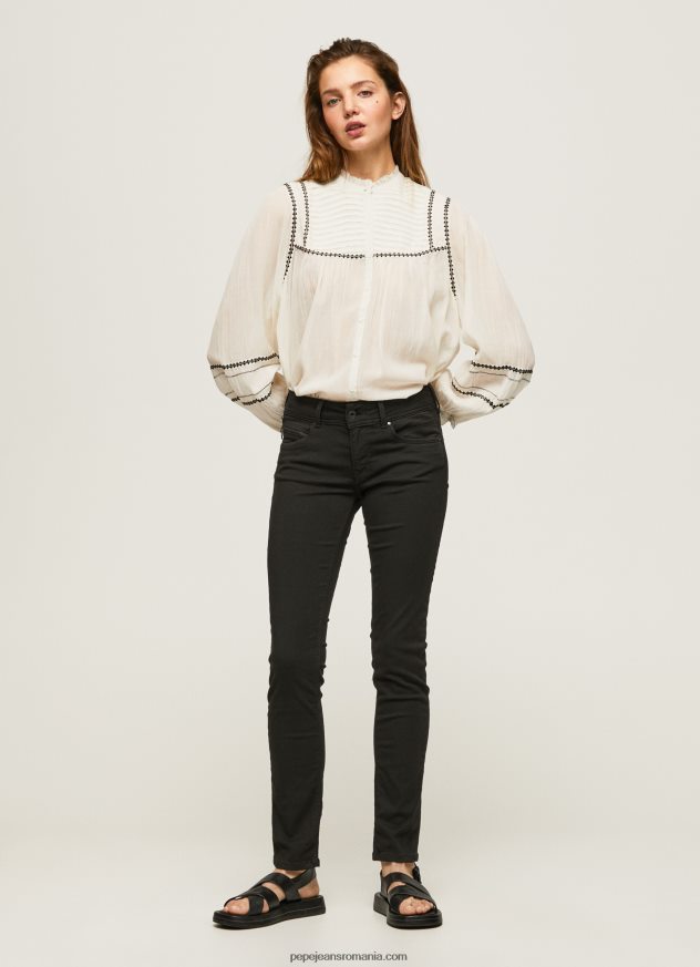 blugi noi Brooke cu talie medie, cu ajustare regulată femei Pepe Jeans denim 6Z0R467 - imagine 1