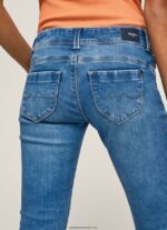 blugi noi Brooke cu talie medie regulată femei Pepe Jeans denim 6Z0R4627 - imagine 4
