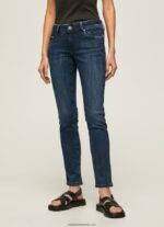 blugi noi Brooke slim fit cu talie mijlocie femei Pepe Jeans denim 6Z0R4635 - imagine 2