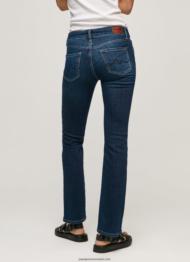blugi piccadilly slim fit cu talie medie femei Pepe Jeans denim 6Z0R4665 - imagine 4