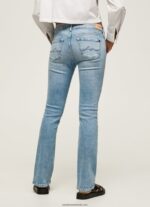 blugi piccadilly slim fit femei Pepe Jeans denim 6Z0R4672 - imagine 4