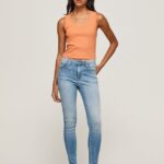 blugi regent skinny cu talie înaltă femei Pepe Jeans denim 6Z0R4652
