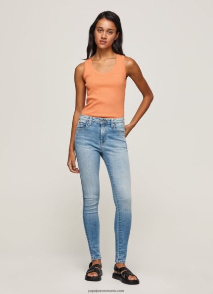 blugi regent skinny cu talie înaltă femei Pepe Jeans denim 6Z0R4652