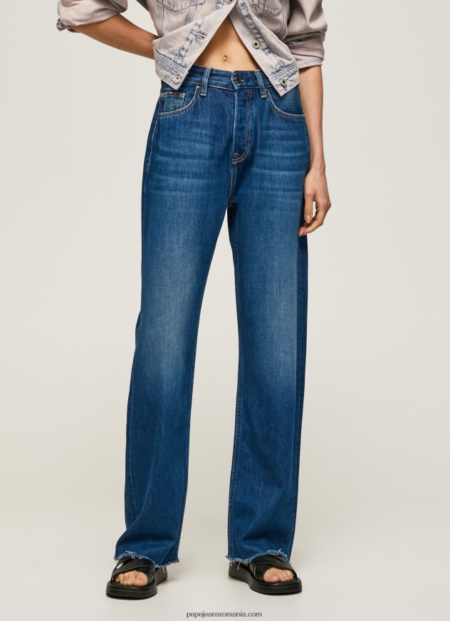 blugi robyn cu talie înaltă, cu ajustare normală femei Pepe Jeans denim 6Z0R461 - imagine 3