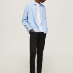 blugi skinny cu talie joasă finsbury bărbați Pepe Jeans denim 6Z0R46793
