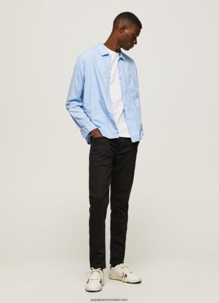 blugi skinny cu talie joasă finsbury bărbați Pepe Jeans denim 6Z0R46793