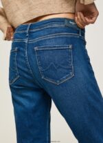 blugi skinny cu talie medie lola femei Pepe Jeans denim 6Z0R4639 - imagine 5