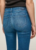 blugi skinny cu talie medie zoe femei Pepe Jeans denim 6Z0R4640 - imagine 5
