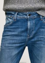blugi skinny mason cu talie medie bărbați Pepe Jeans denim 6Z0R46791 - imagine 3