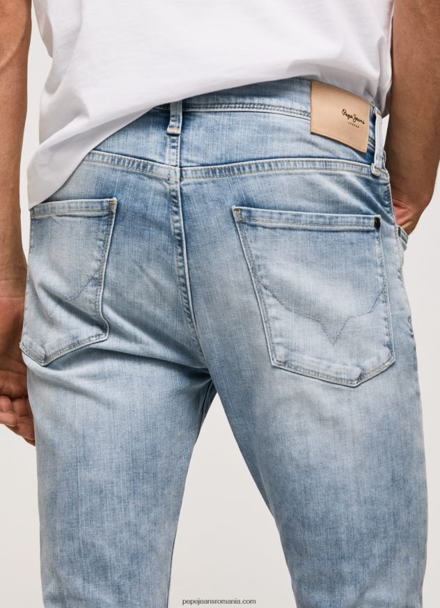 blugi skinny mason cu talie medie bărbați Pepe Jeans denim 6Z0R46792 - imagine 5