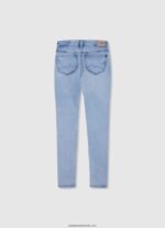 blugi skinny pixlette cu talie înaltă fată Pepe Jeans denim 6Z0R461364 - imagine 2