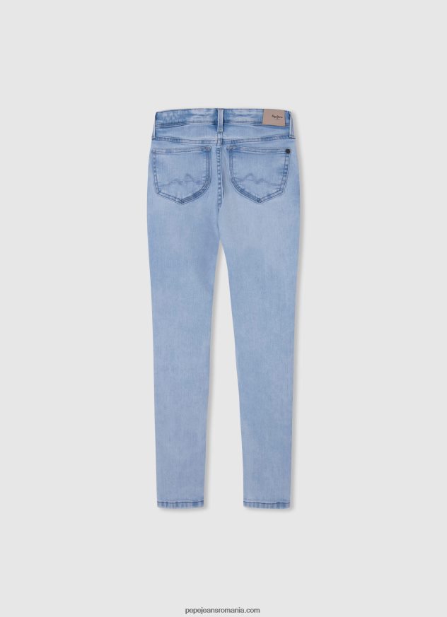 blugi skinny pixlette cu talie înaltă fată Pepe Jeans denim 6Z0R461364 - imagine 2