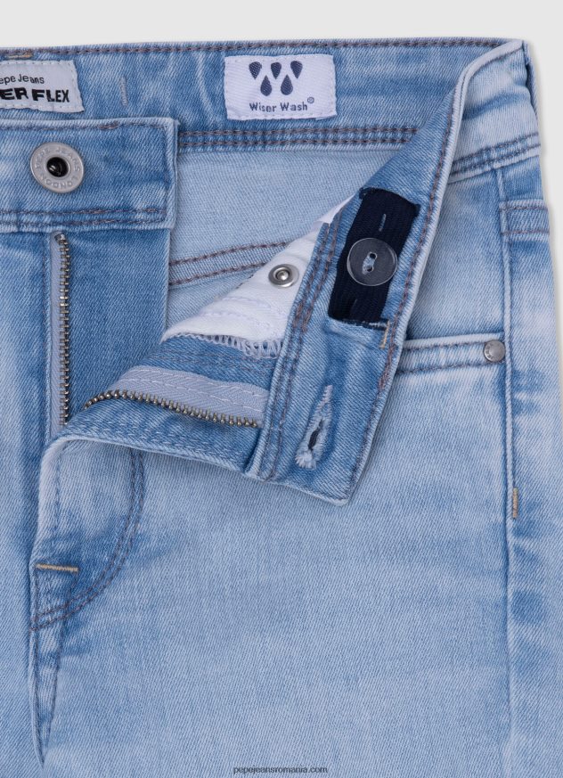 blugi skinny pixlette cu talie înaltă fată Pepe Jeans denim 6Z0R461364 - imagine 3