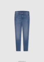 blugi skinny pixlette cu talie înaltă fată Pepe Jeans denim 6Z0R461365
