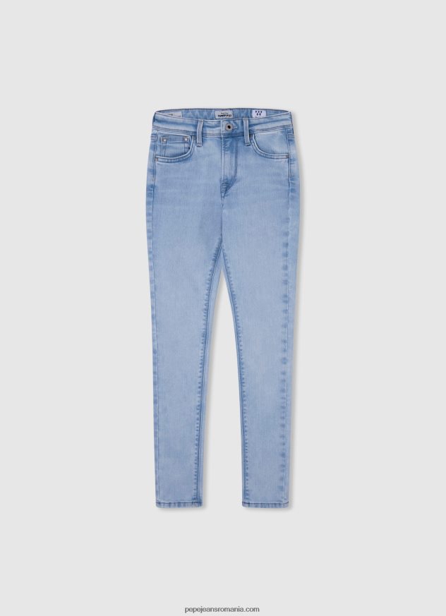 blugi skinny pixlette cu talie înaltă fată Pepe Jeans denim 6Z0R461365 - imagine 4