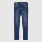 blugi skinny pixlette cu talie medie fată Pepe Jeans denim 6Z0R461361