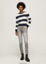 blugi skinny soho cu talie medie femei Pepe Jeans denim 6Z0R4649