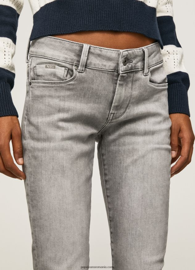 blugi skinny soho cu talie medie femei Pepe Jeans denim 6Z0R4649 - imagine 3